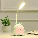 Cute Cartoon Desk Lamp for Kids – USB Rechargeable LED Study Table Lamp (Warm Yellow Light, Assorted Color)