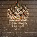 Dreamy Designs Golden Glow LED Chandelier – 15W