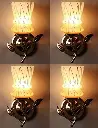 Modern Yellow Lampshades – Set of 2 | Elegant Wall-Mounted Sconce Lights