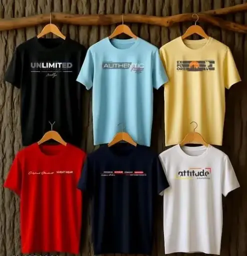 Men's Premium T-Shirt Combo (Pack of 3) | 100% Combed Cotton | Pre-Shrunk | Breathable | Everyday Comfort