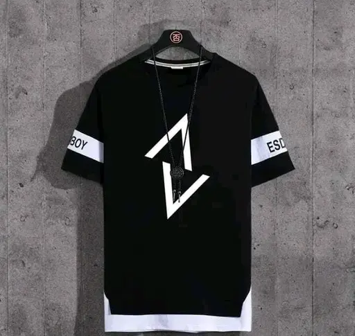Printed T-Shirt for Men – Lightweight & Trendy  Polyester | Short Sleeves | Stylish Printed Design |