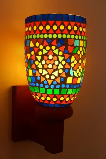 Afast Colorful Decorative Mosaic Wall Lamp – BA14