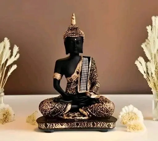 ArtofDot Meditating Buddha Statue – Resin Showpiece for Home & Office Decor