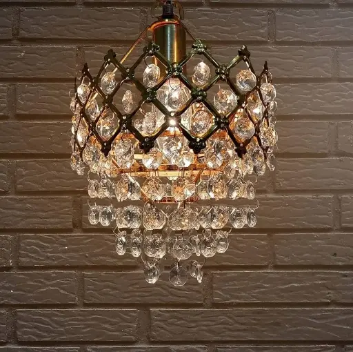 Dreamy Designs Golden Glow LED Chandelier – 15W
